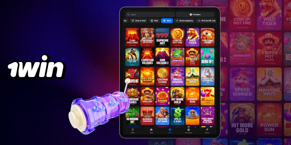Slots at 1win casino